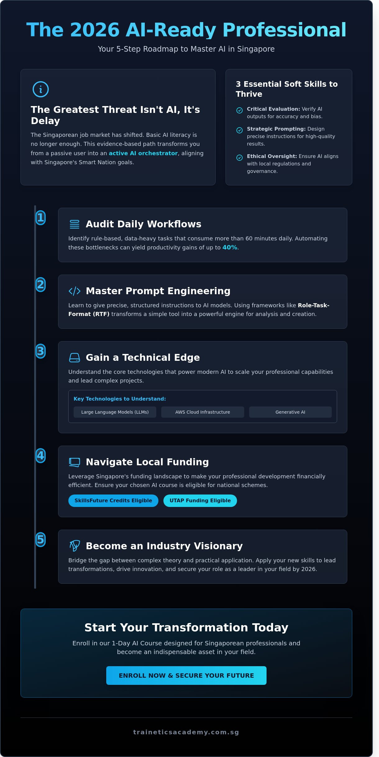 AI Beginner Guide: How to Start Your Artificial Intelligence Journey in Singapore for 2026