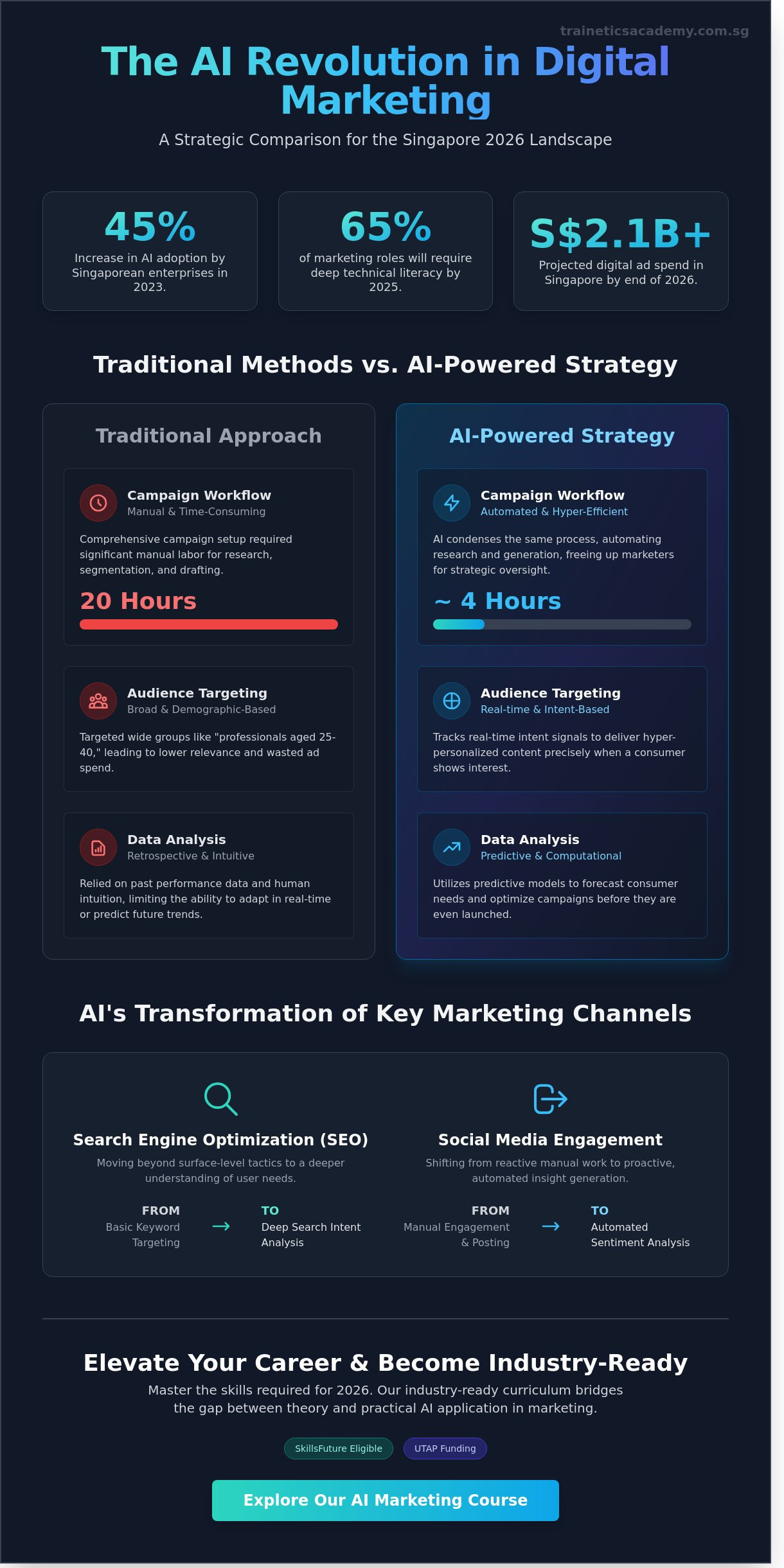 Digital Marketing in Singapore: A Professional Comparison of AI-Enhanced Strategies for 2026