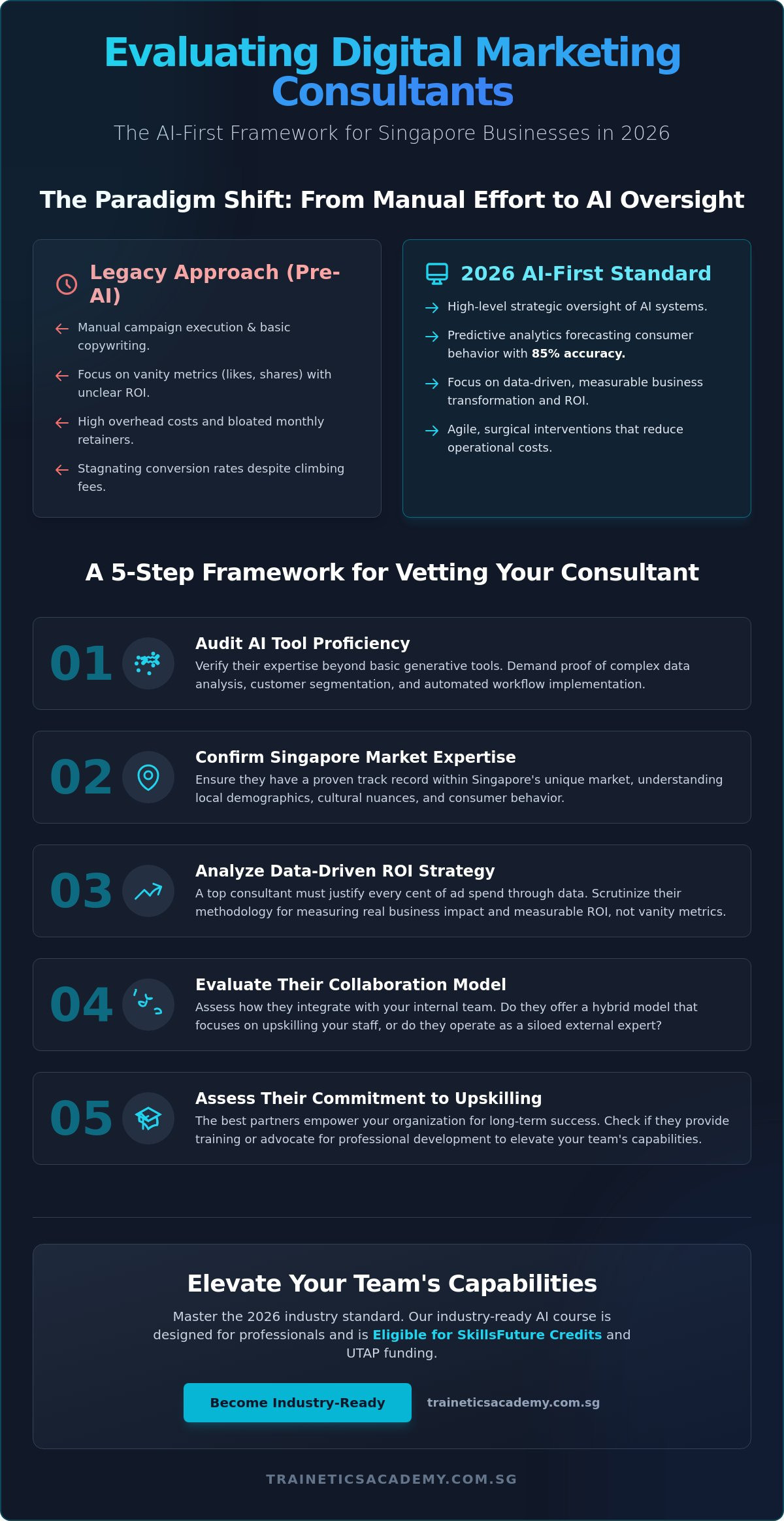 How to Choose the Best Digital Marketing Consultant in Singapore: 2026 AI-First Strategy