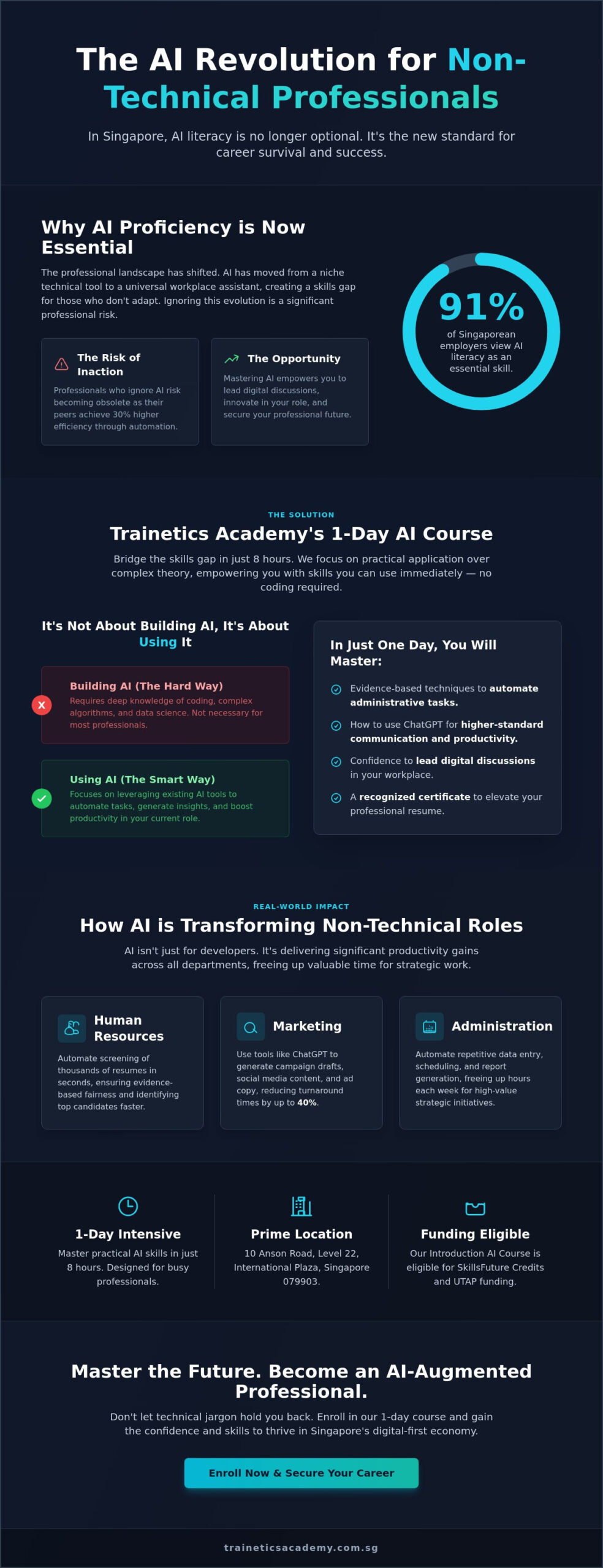 AI Course for Non-Technical Professionals in Singapore: 2026 Skills Guide