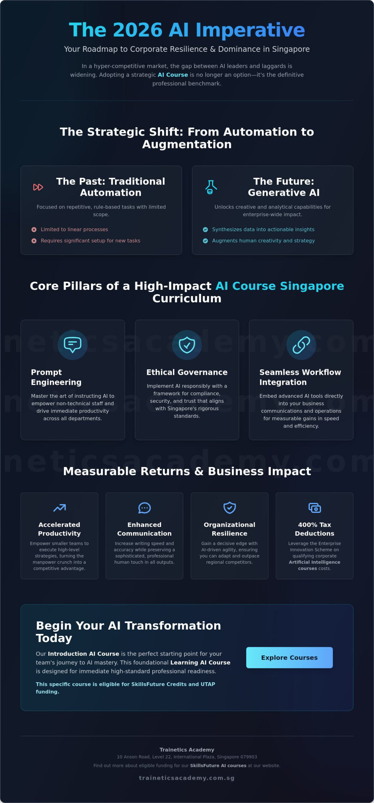 Master AI: Top SkillsFuture AI Courses in Singapore