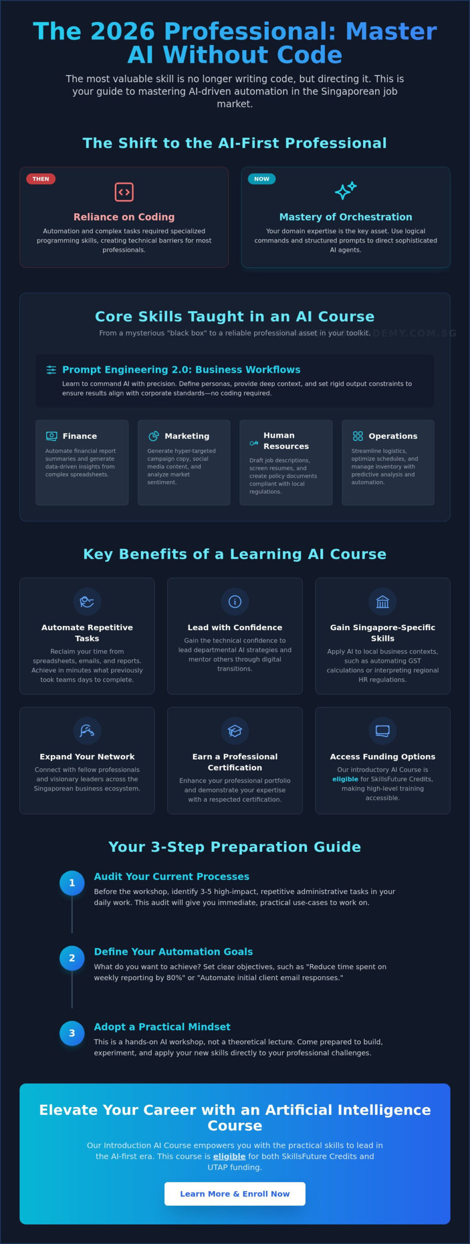 AI for Non-Coders Workshop Singapore: Master Artificial Intelligence Without Programming