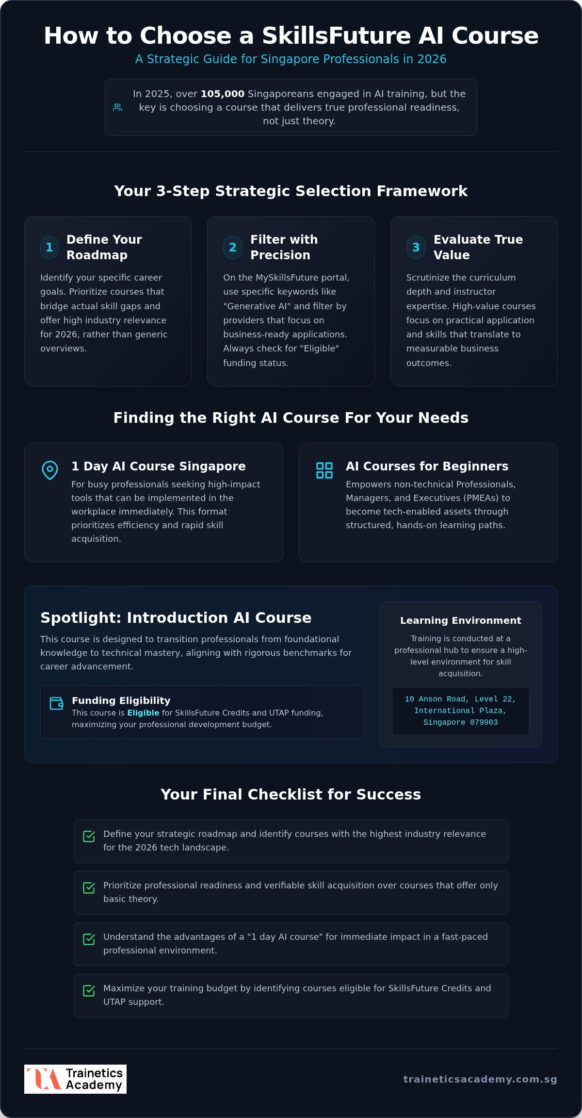 Comprehensive SkillsFuture Courses List for AI and Tech Professionals in 2026