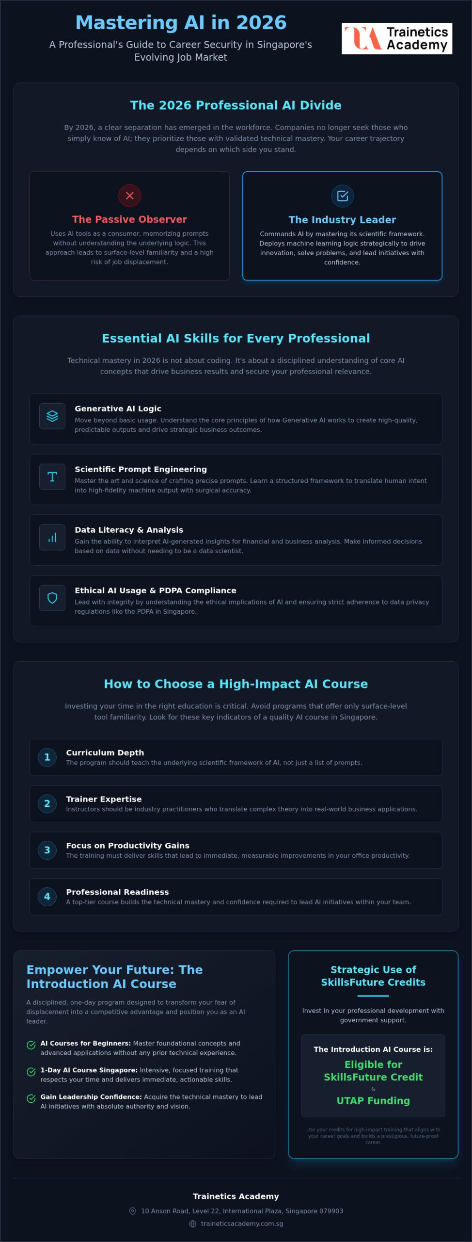 Master AI in Singapore Using SkillsFuture Credits