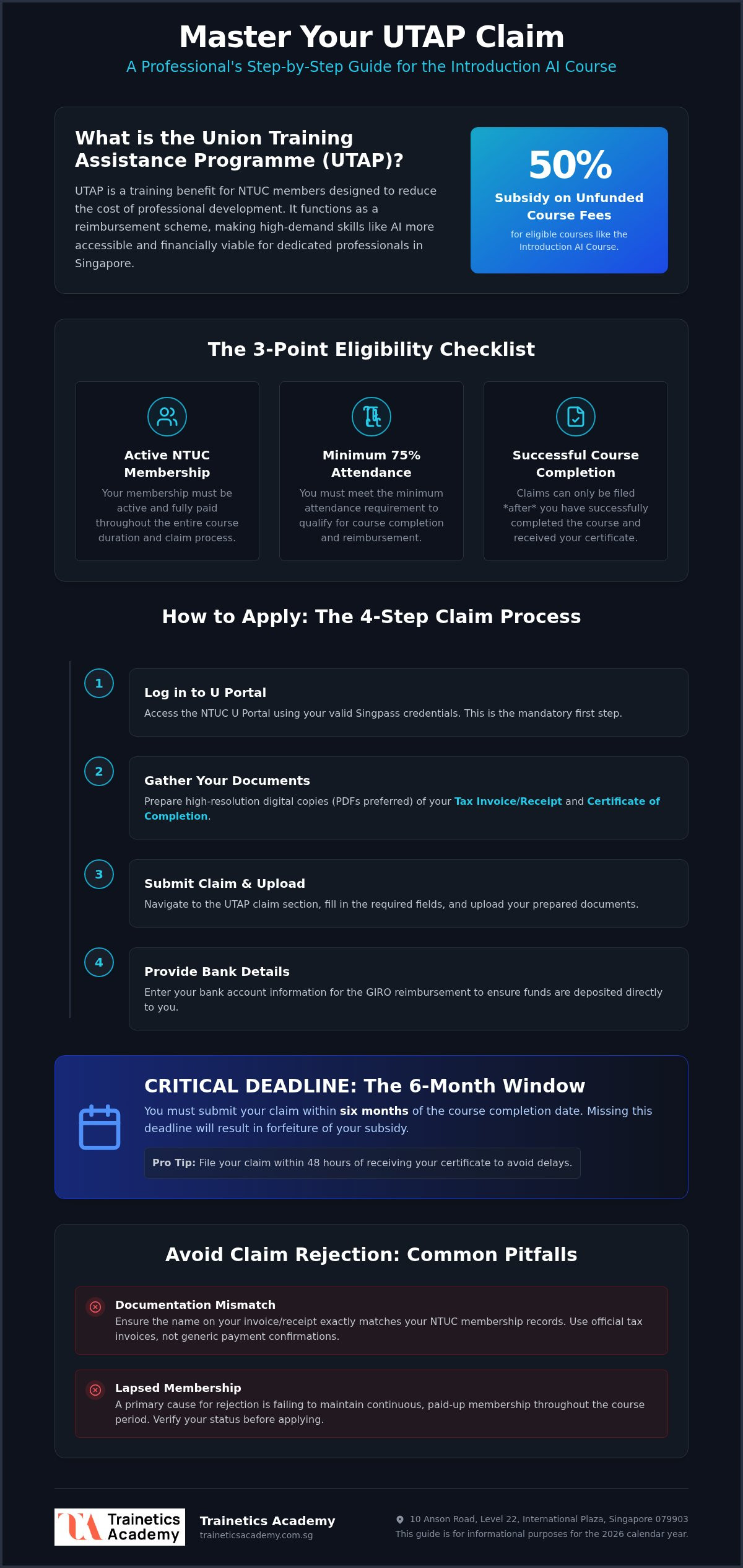 How to Apply for UTAP Claim: 2026 Step-by-Step Guide