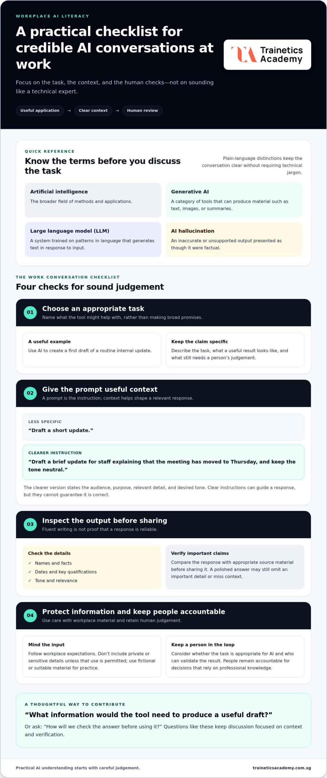 How to Impress Your Colleagues with Practical AI Knowledge
